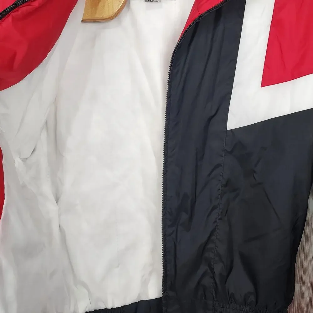Vintage Men's Wilson Staff Windbreaker Jacket Large L Full Zip